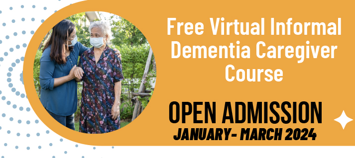 Free Virtual Informal Dementia Caregiver Course
